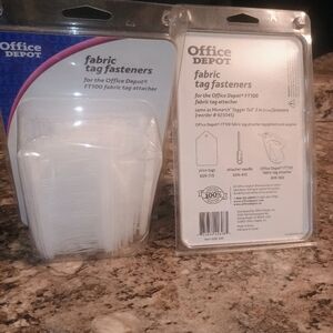 Fabric Tag Fasteners - White Brand New Two Pack 2000 Fasteners